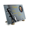 Plaque funéraire guitariste 5 Plaquedeces.fr